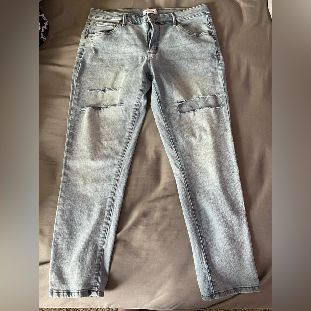 Size 12 Jeans, great condition, distressed jeans, lightly worn